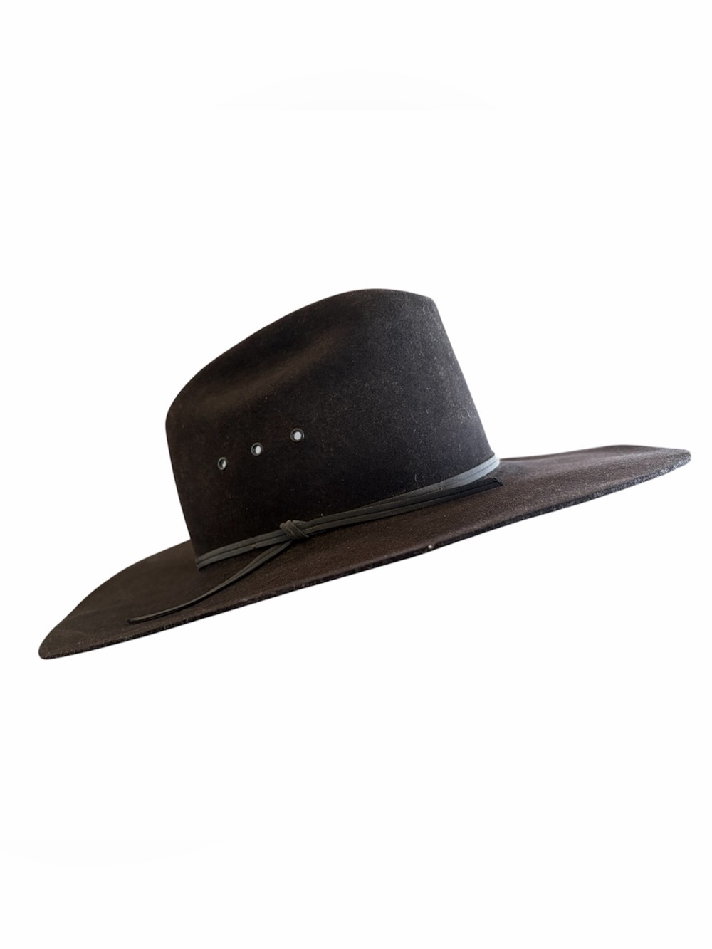 Rodeo King Cowboy Hat 3XXX Wool Blend With A Sheepskin Sweatband 7 1/4